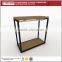 Heavy Duty Wooden Clothes Shop Gondola Rack