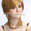 Wholesale Synthetic blonde fake hair style lace wigs in japanese fiber hair