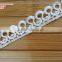 1.5cm Width White Color Embroidered Lace Trim