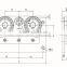 Elevator Rolling Guide Shoes for Elevator Cabin and Counterweight