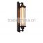 Manufacturer's Restoration Retro 20th C. Factory Filament Metal Sconce-Aged Steel Wall Lamp