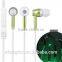 2016 Metal Luminous Headset Ear LED Headphone Universal Bass Music Earset With a Microphone