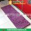 plain colour kitchen microfiber chenille carpet