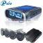 4 Sensors Solar Energy Wireless Parking Sensor with" Dang dang" reminder/human speaker optioinal