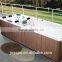 JY8601 Luxury 6 meter spa hydrotherapy clear acrylic swimming pool