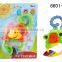 2015 hot selling non-toxic CE teethbaby rattle squeaky toys