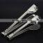 Steak Grip Kitchen Food Vegetable Spring Clip Clamp Stainless Steel BBQ Tongs
