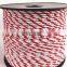 Electric Fencing Wire Rope Tape , Polywire Polyrope Polytape Fence Cable