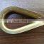 China manufacturer marine hardware heavy duty Customer wire rope thimble