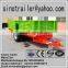 heavy-duty caged tilting trailer