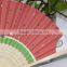 The best selling cheap bamboo fan paper fan bamboo paper fan for promotion wedding gift business gift