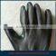 nylon lined black latex palm gloves