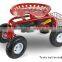 garden seat cart/ garden scooter with four wheels
