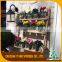 Fashionable Green Wooden Flower Pot Stands Rack