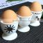 Ceramic egg holder with printing Novelty egg holder cooking egg holder