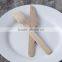 Cheap Food- grade Biodegradable Birch Wood Cutlery Disposable wood spoon knife and fork