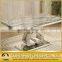 new design tempered glass heart shape dining table
