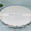 Stocked high quality round beautiful porcelain plate ceramic soup dish