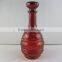 red color wine bottle glass bottles for sale