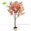 BLS028 GNW mini cherry blossom tree 5ft pink color for wedding decoration