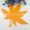 hot silicone cup placemat maple leaves cup mats table mats