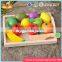 wholesale kids play kitchen toys wooden cutting fruit set funny wooden cutting fruit set for children W10B185