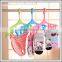 Cheap high quality plastic hanger with lips for baby scoks in OEM manufacturer