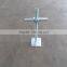 Construction scaffolding adjustable pipe screw jack base