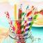Fancy Bulk Sale Custom Design Paper Drinking Straw