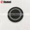 round rubber patch with hole silicone functional earphone label in sportsbag