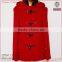 China hot selling red short women hooded wool duffle coat