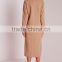 OEM service best selling lady oversized camel winter coat