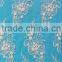 Attractive african beaded lace dress fabric for wedding dress 2017