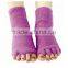 Foot Care Spa Gel Moisturizing Five Toe Socks
