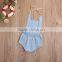Lovely tassel sleeveless beach baby girls rompers summer newborn baby clothes