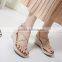 zm50223b women sandals new design roman fashion wedge ladies shoes