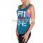 2016 Guangzhou Summer Factory OEM Fancy Design 100% Polyester Casual Women Cami Top