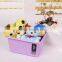 Colorfur plastic storage container box with lid
