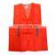 100%Polyester Safety Vests Hv Orange Mesh Vest