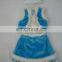 TZ-62223 Blue Santa Costume Dress for Girl