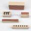 5 Pieces Wooden Sign Stamp Custom Rubber Stamp Set Children DIY Accessories
