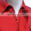 Hot selling Red Color Labor Uniform Workwear Industrial Uniform of 100% Cotton/CVC/TC