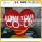 Sale welded large lovely inflatable red heart shape model