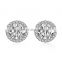 Latest Design of Round Diamond Earrings for Girls Jewelry with Best Price