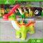 KAWAH Artificial Dinosaur Rides Electric Coin Operated Rubber Animal Car For Kids