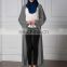 Plain Modern Kimono Maxi Hijab Kaftan Islamic Open Abaya 2017 Dubai Abaya