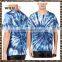 tie dye mens fashion short sleeve t-shirts rayon fabric comfortable t shirts custom