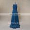 Wholesale custom long lace chiffon bridesmaid dress 2017