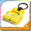 OEM soft pvc led light keychain , custom plastic flashlight keyring