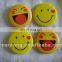 lovely smile face printable custom logo tin metal button badge with safety pin
